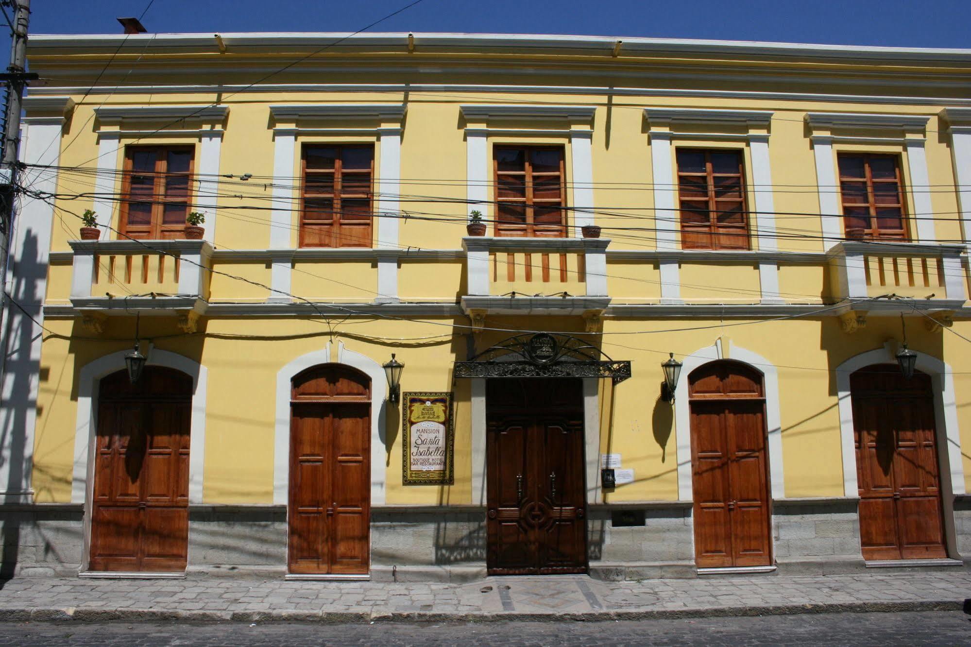 Hotel Spa Mansion Santa Isabella Riobamba Extérieur photo